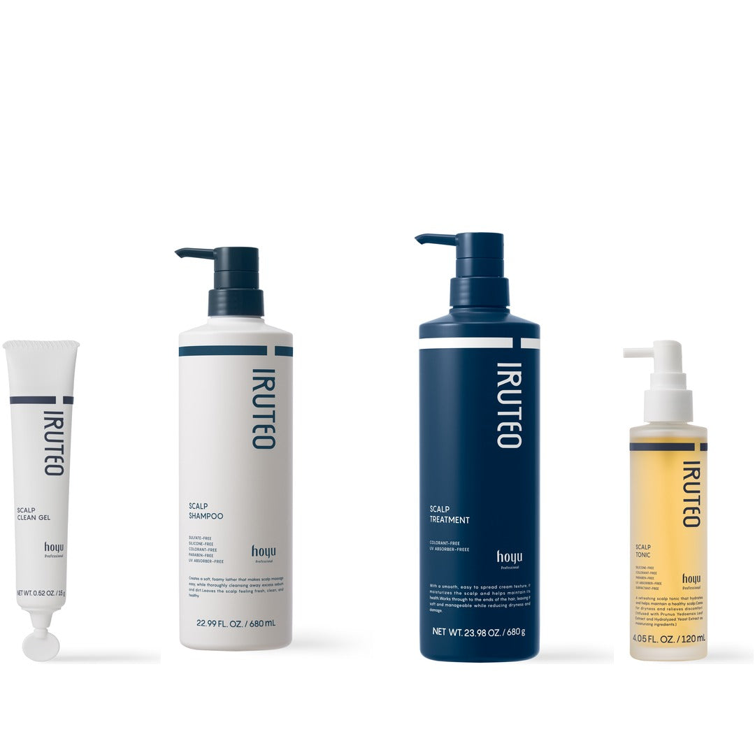 Hoyu Professional IRUTEO 4-Step Scalp Care System